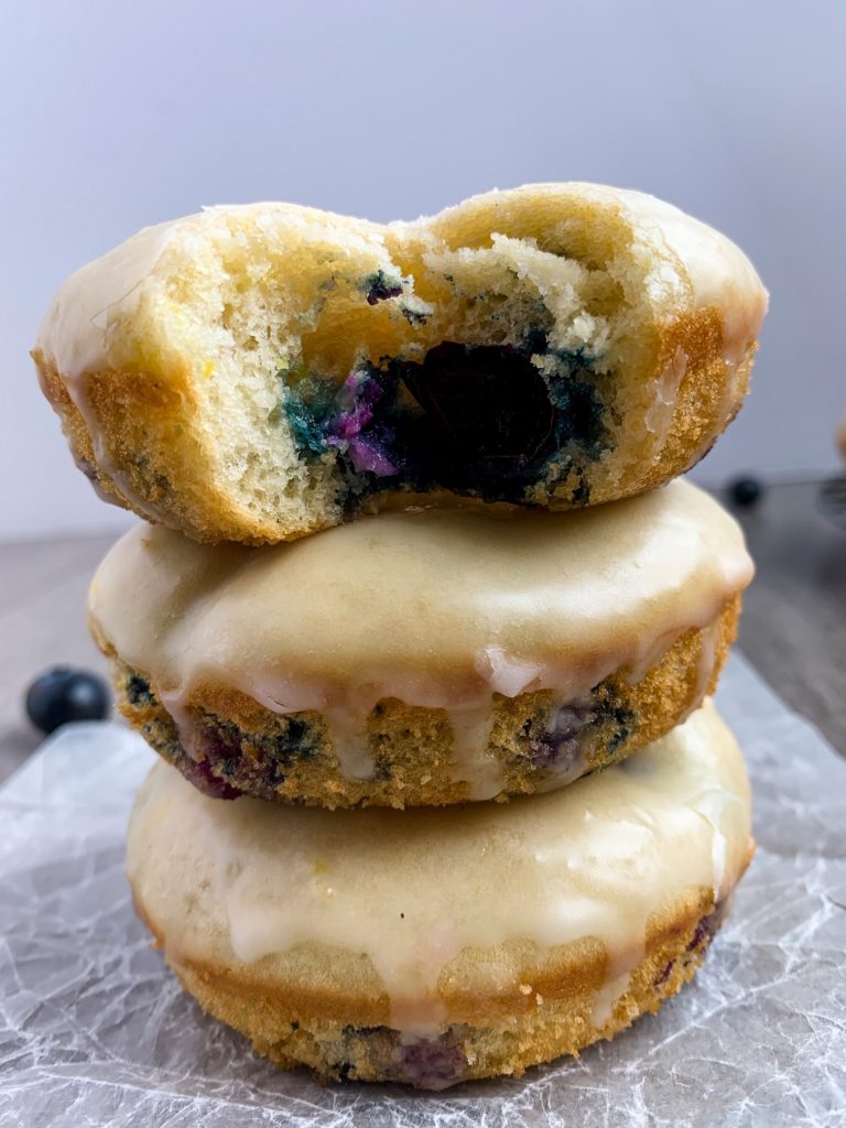 Lemon Glazed Blueberry Donuts Tidbits By Taylor