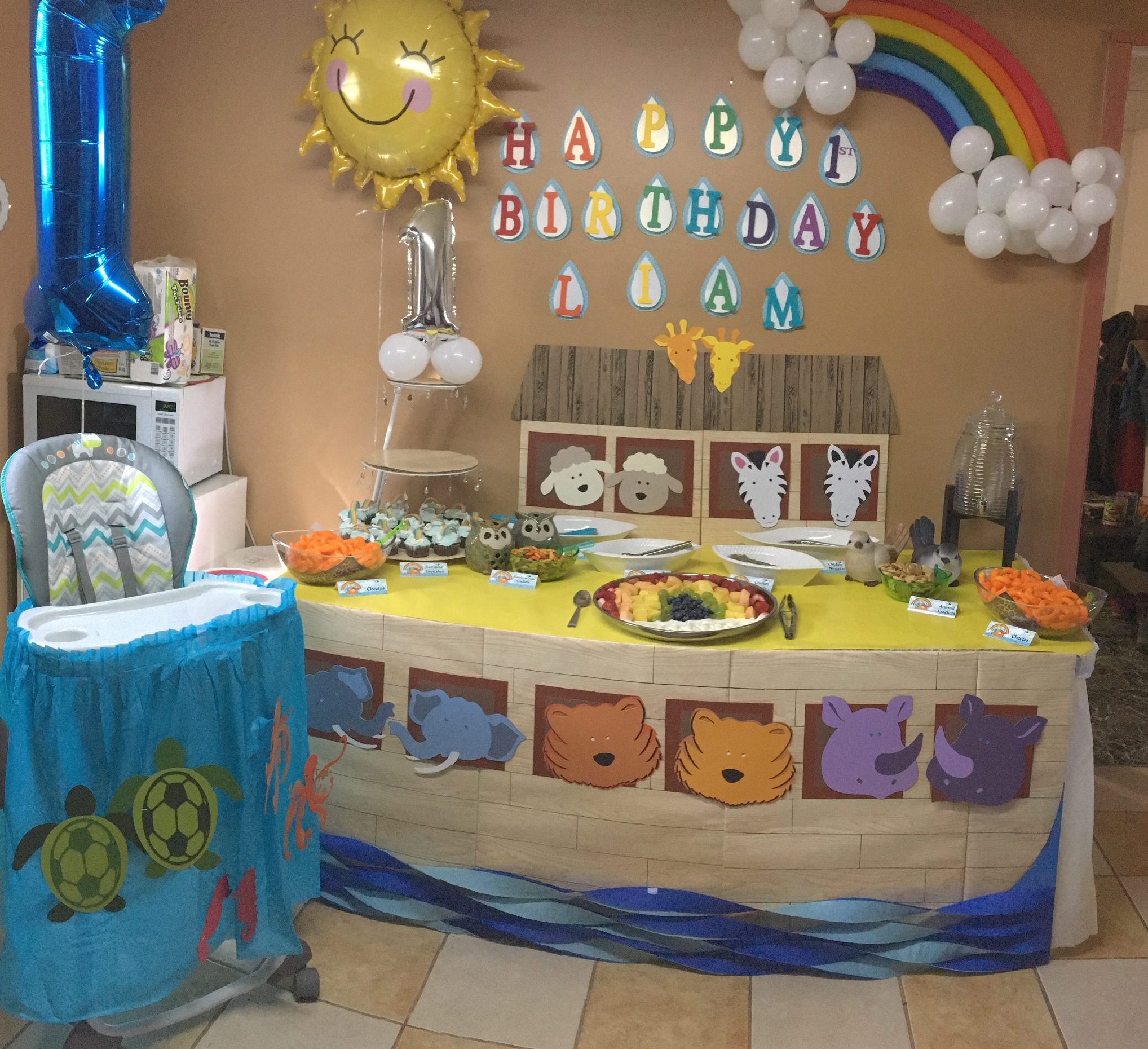 Noahs ark birthday party