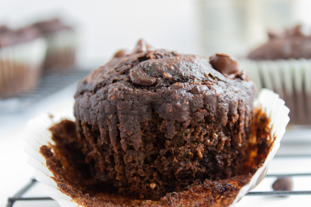 Skinny Double chocolate Muffins