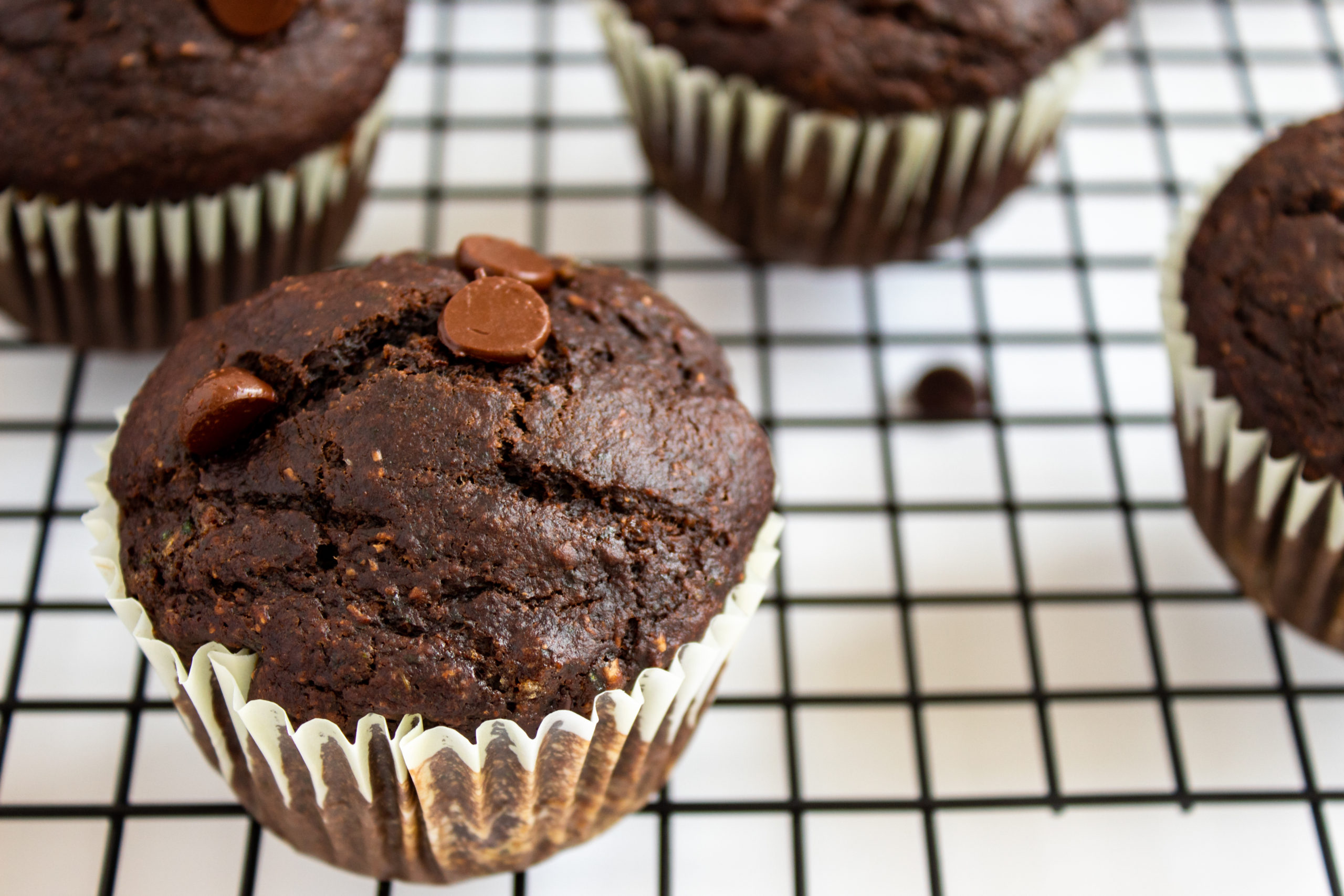 Skinny Double Chocolate Muffins