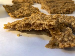 chewy banana oat bars