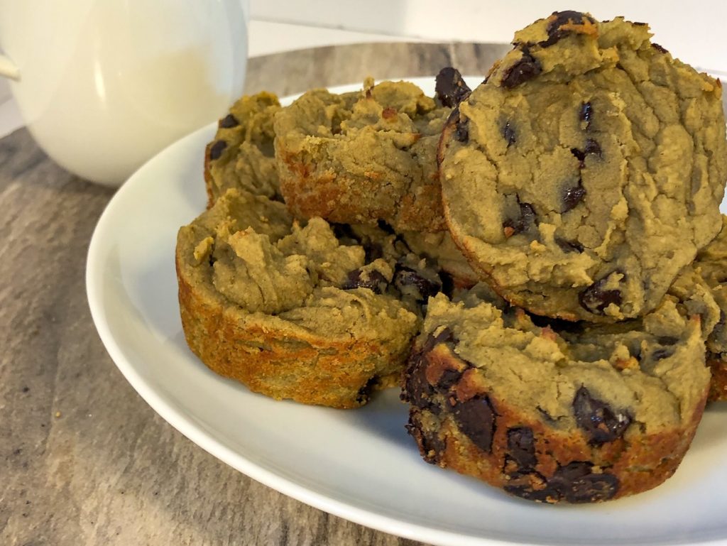 chocolate chip protein muffins 