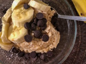 peanut butter banana oatmeal