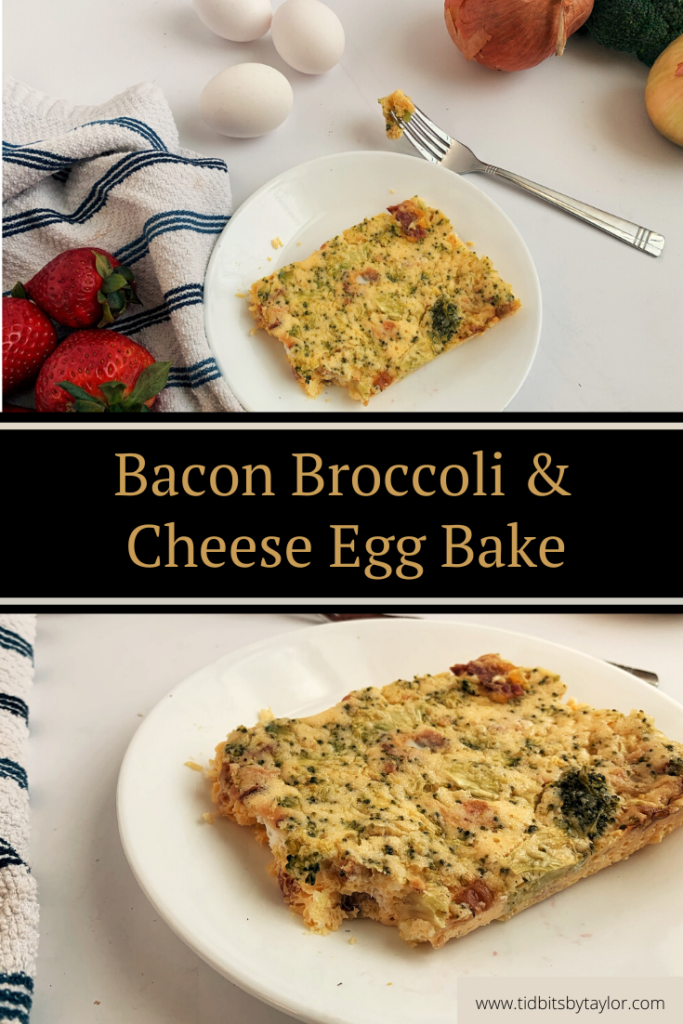 egg bake Pinterest image