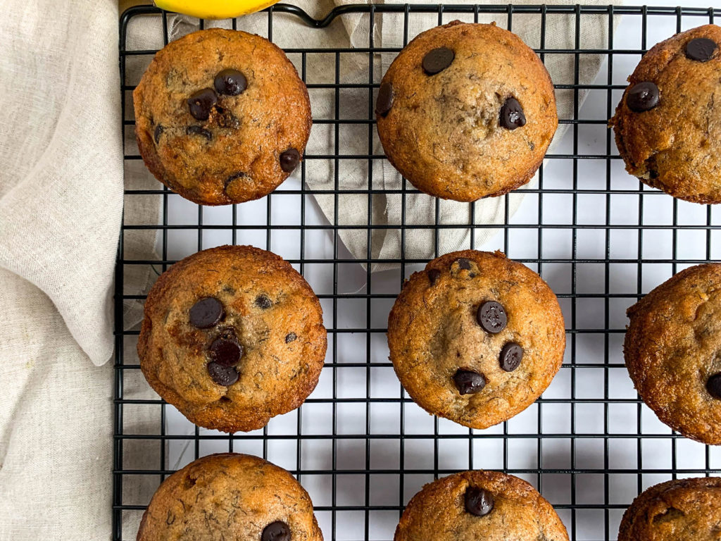 Chocolatey Banana Muffins