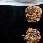 Healthy Breakfast Cookies overhead shot.