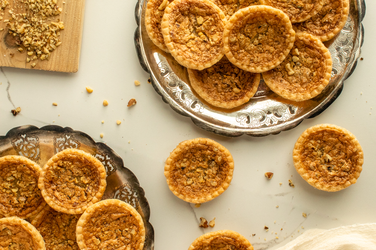 Super Easy Butter Tarts flatlay