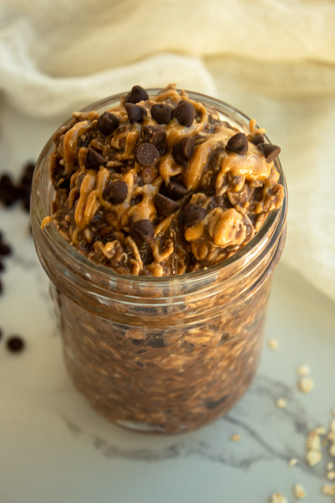 Chocolate Peanut Butter Overnight Oats – Tidbits by Taylor