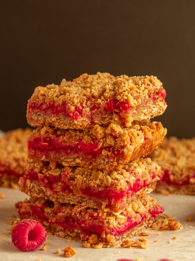 Raspberry Crumble Bars Tidbits By Taylor