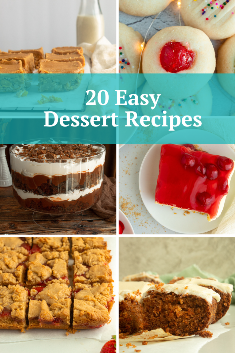 20 Easy Dessert Recipes