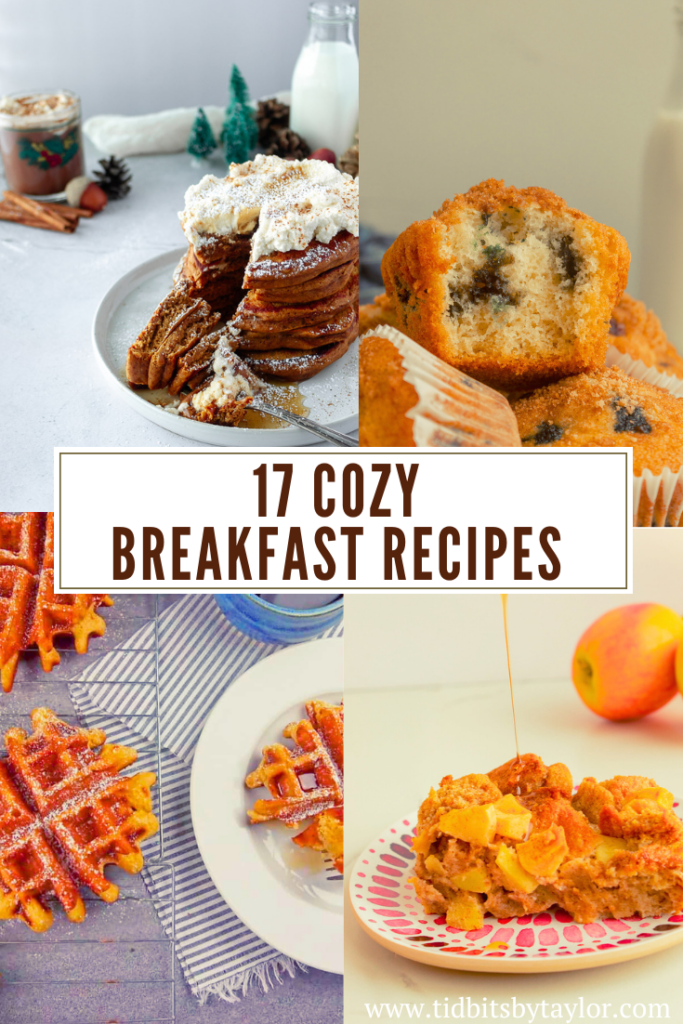 17 cozy breakfast recipes for christmas. #christmasrecipes #foodie #christmas 